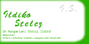 ildiko stelcz business card